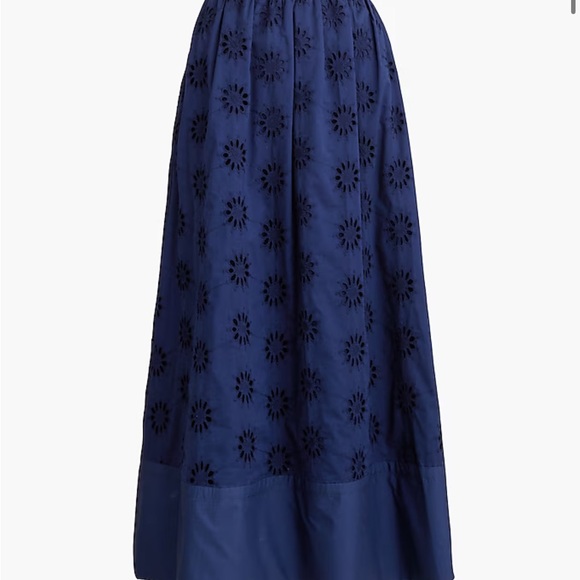 Jcrew Factory Eyelet midi skirt- NWT - Picture 5 of 8